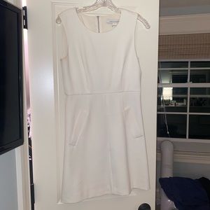 Diane Avon Furstenburg White Straight Dress